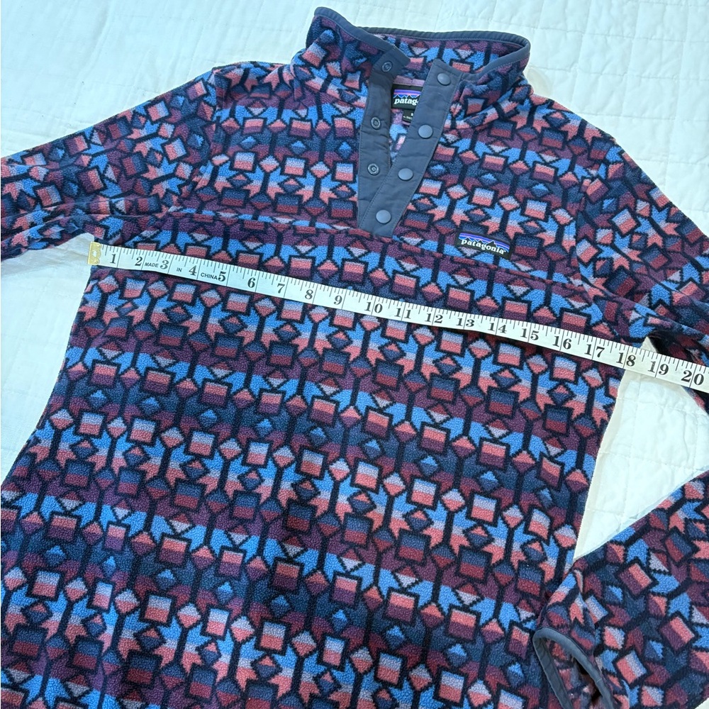 PATAGONIA Women's Micro D Snap-T Fleece Synchilla Pullover Sz S - Picture 3 of 13